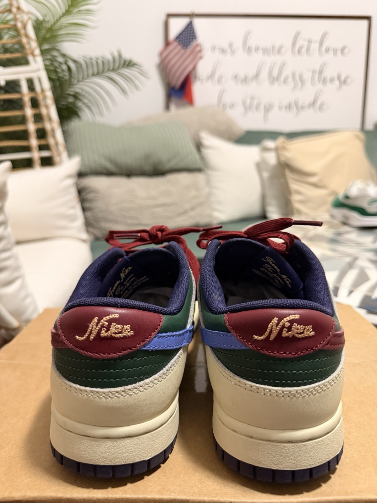 Nike dunk low from nike to you. Size 8M. No box.