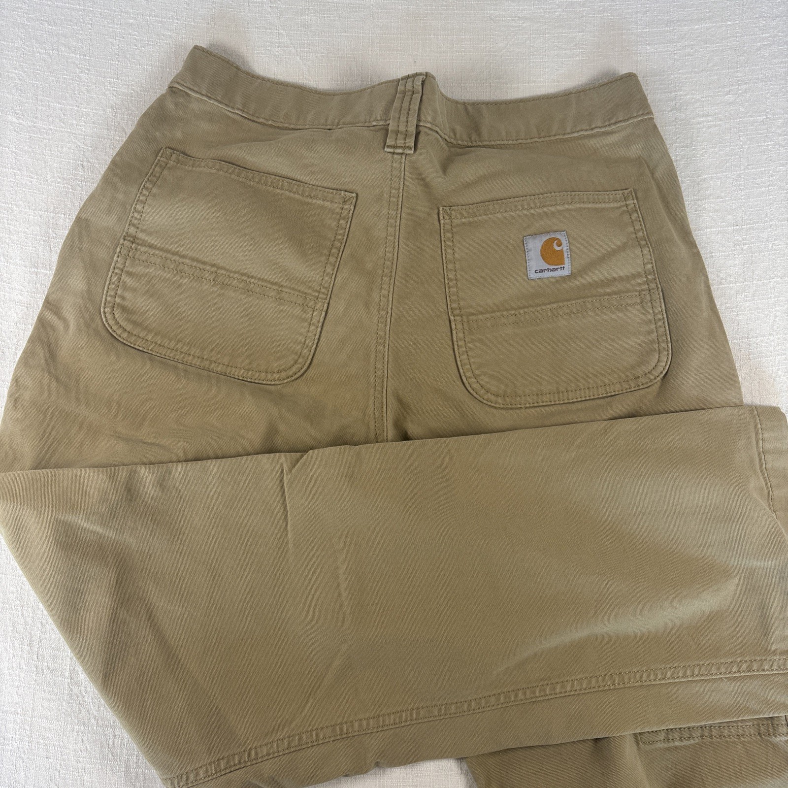 Carhartt pants Mens 32×32 Tan BN-3279 Flex Relaxed Fit Duck Utility C17