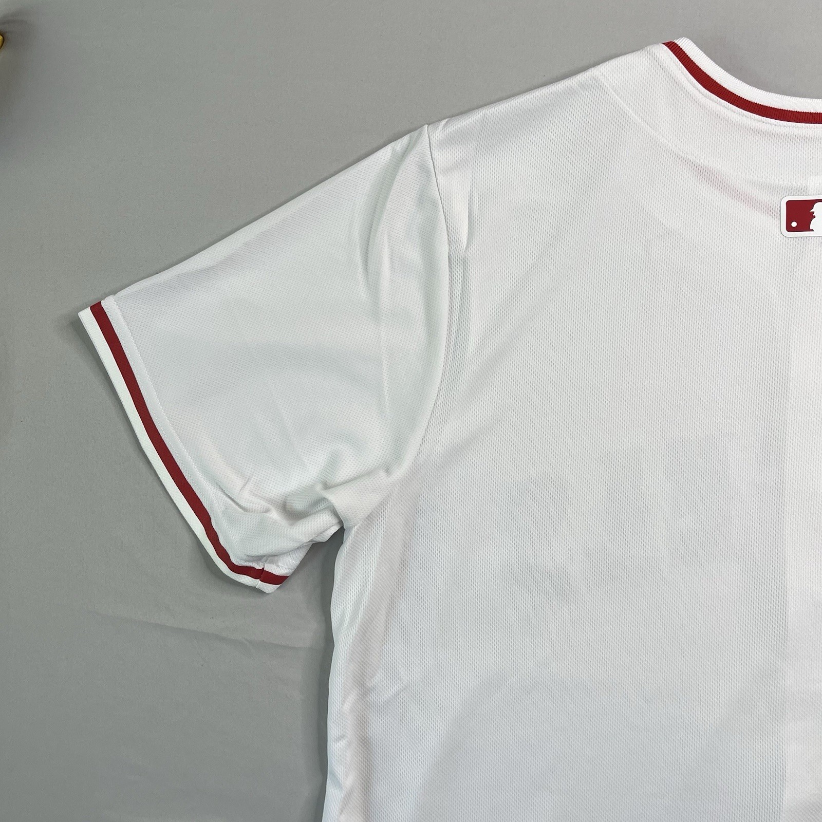 Nike Los Angeles Anaheim Angels Baseball Jersey Mens Large White MLB Blank Back