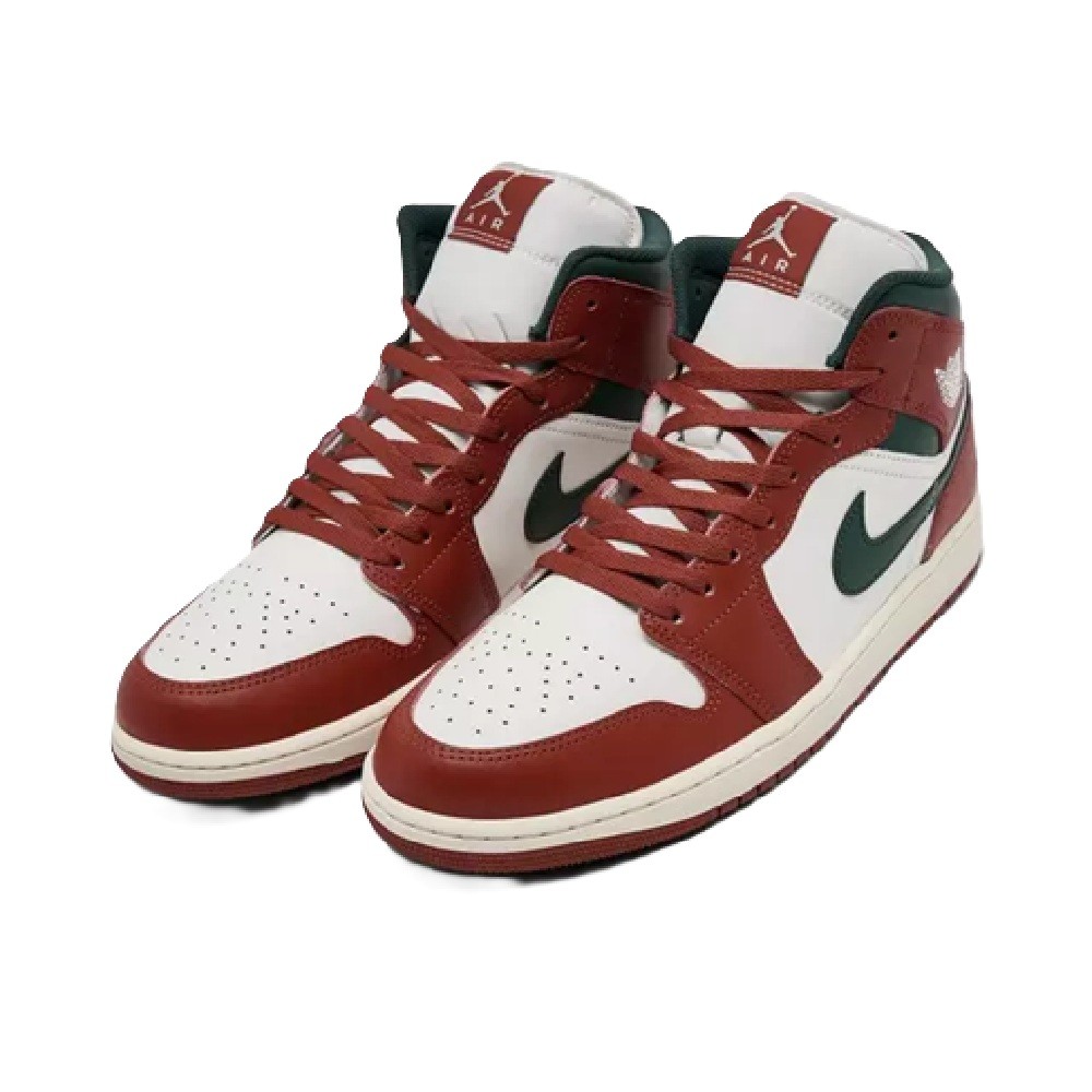 Men’s Jordan 1 Mid Sail/Midnight Green (DQ8426 105)
