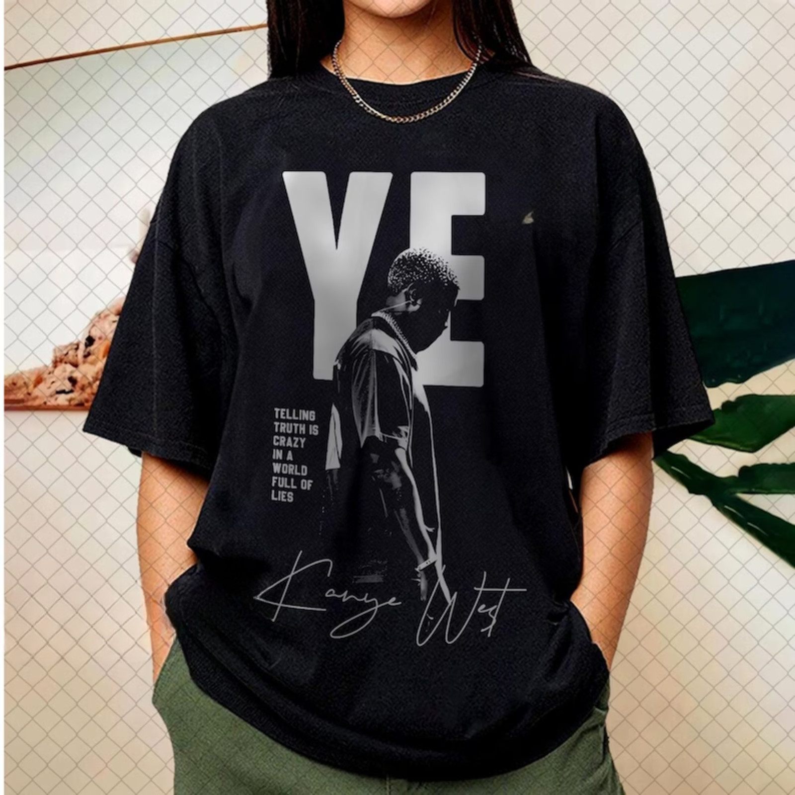 Kanye West Graphic Tee Vintage Rap Bootleg Shirt Ye Hip Hop Streetwear Music