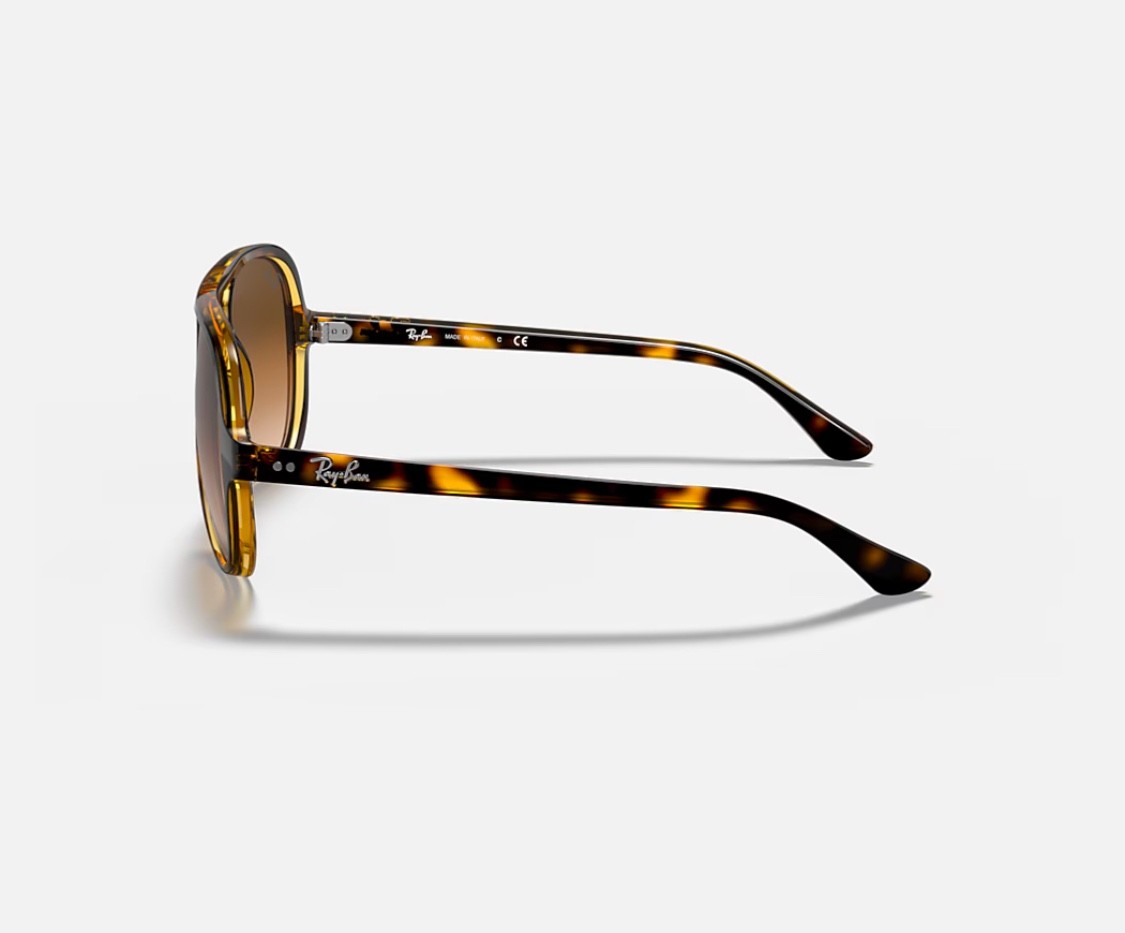 New Ray-Ban Cats 5000 Classic Light Havana Light Brown Gradient 59 mm Sunglasses