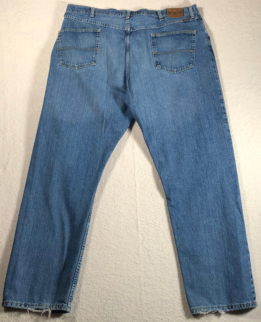 VTG Genuine Wrangler Men’s Jeans Regular Straight Medium Wash 100% Cotton 42×32
