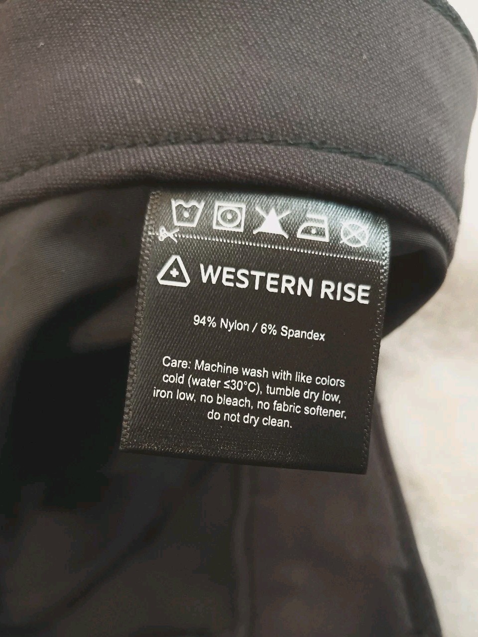 Western Rise Diversion Pants Classic Men’s 40×27 Black 4-Way Stretch EUC