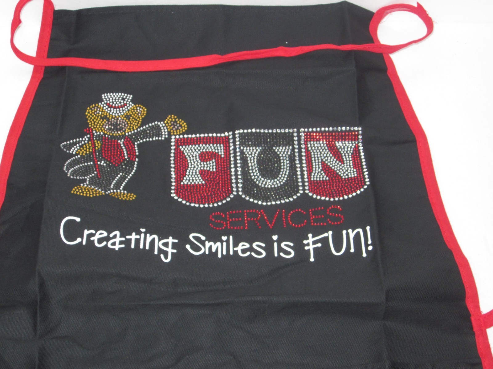 Fun Services Rhinestone Apron – Festivals, School Carnivals, Magicians, Bingo