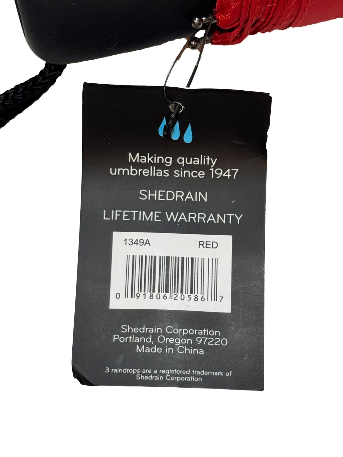 New Unused Milwaukee ShedRain Compact Umbrella Manual Open