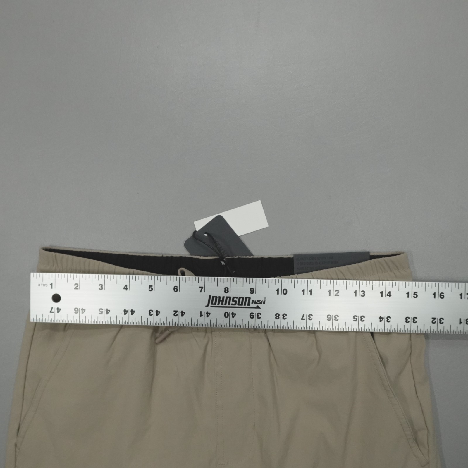 Kenneth Cole Active Men Cargo Joggers Lightweight Stretch Water Repellent Gravel