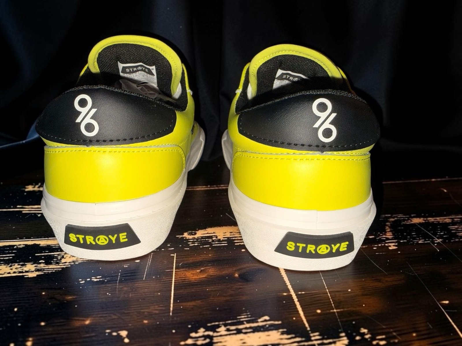 STRAYE Logan Puff Low-Top Skate Shoes Yellow Men’s US 7 / Women’s US 8.5