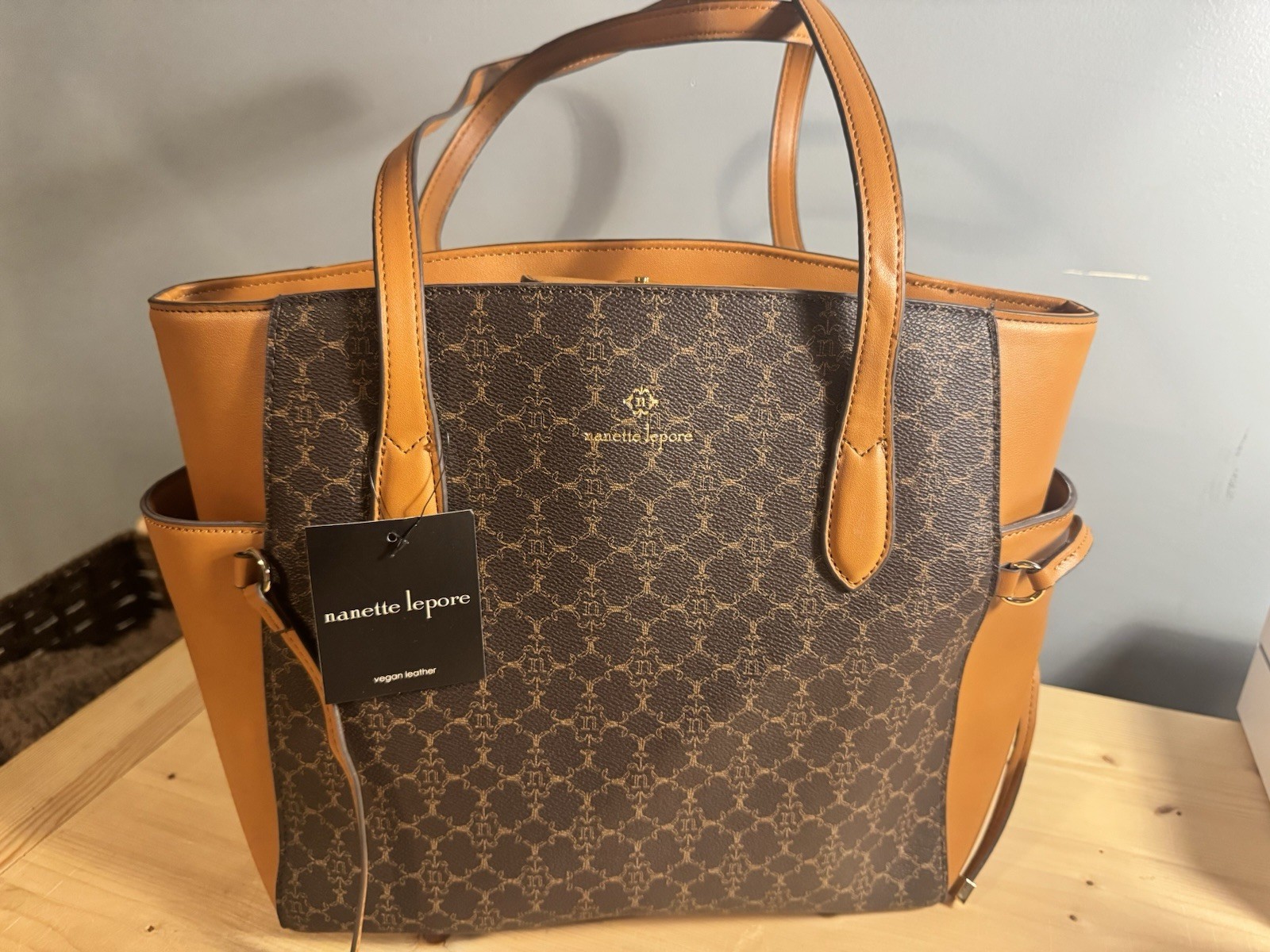 Nanette Lepore NWT Purse Handbag Shoulder Bag Vegan Leather