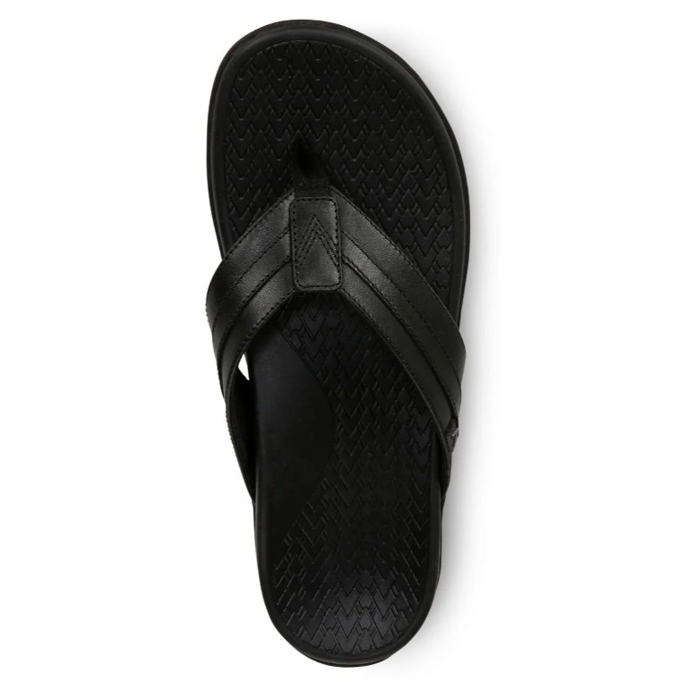 NEW Vionic Men’s Tide II Toe Post Sandal, Black