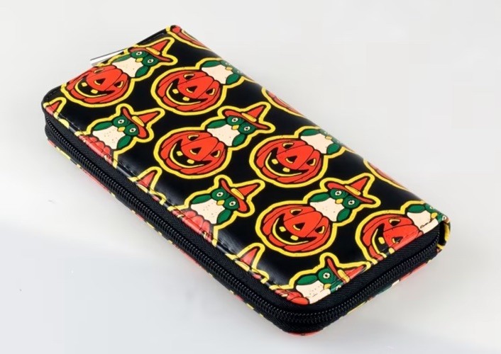 Vintage Looking Halloween Wallet. Cute. Festive.🦉Pumpkins🎃. Casual. Daily