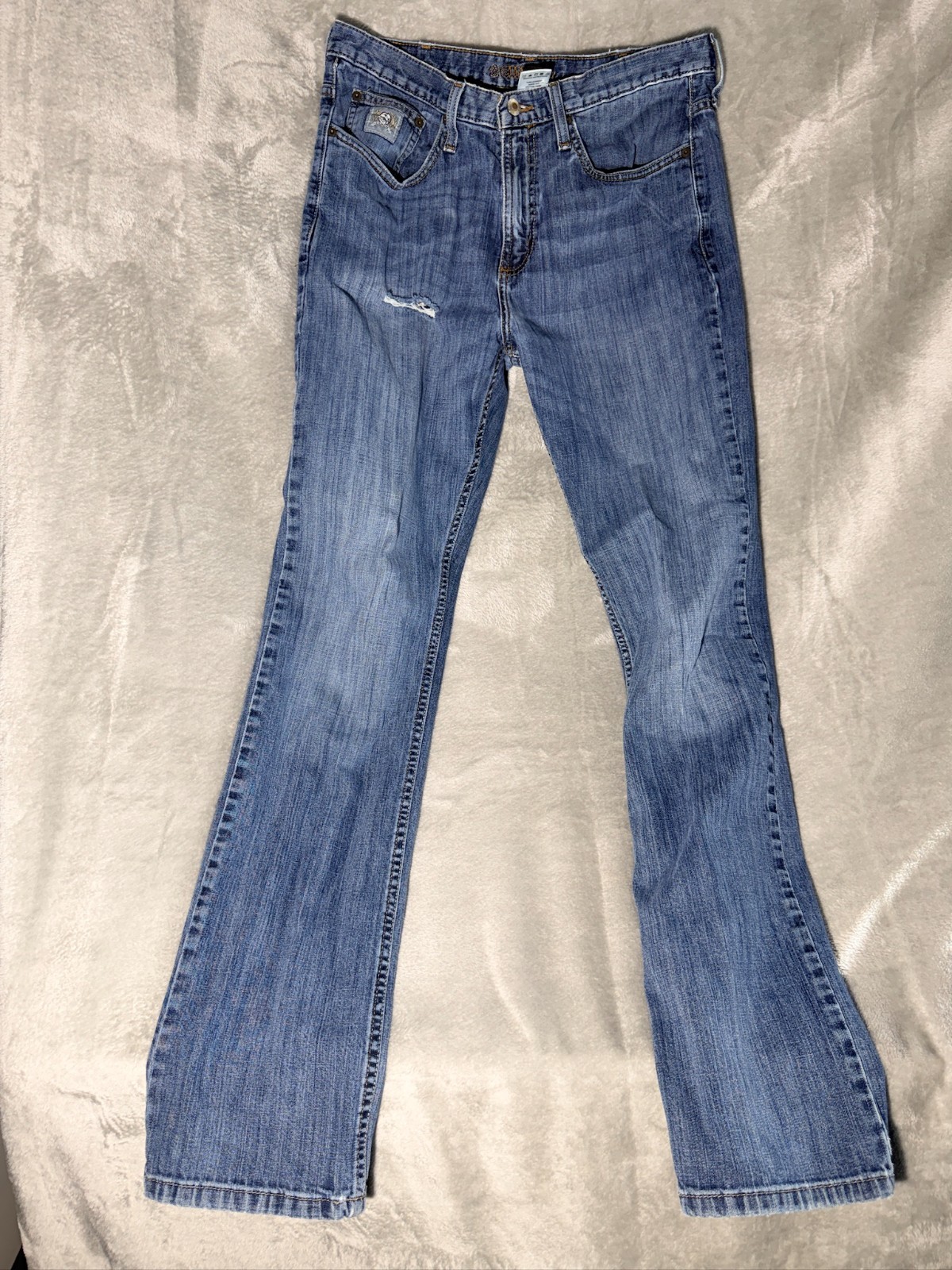 Cinch Silver Label Jeans Blue Straight Leg Stretch Cowboy Ranch Western 34×36