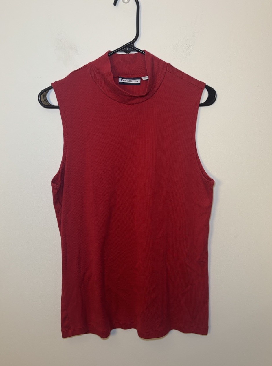 Croft & Barrow Red Tank Large