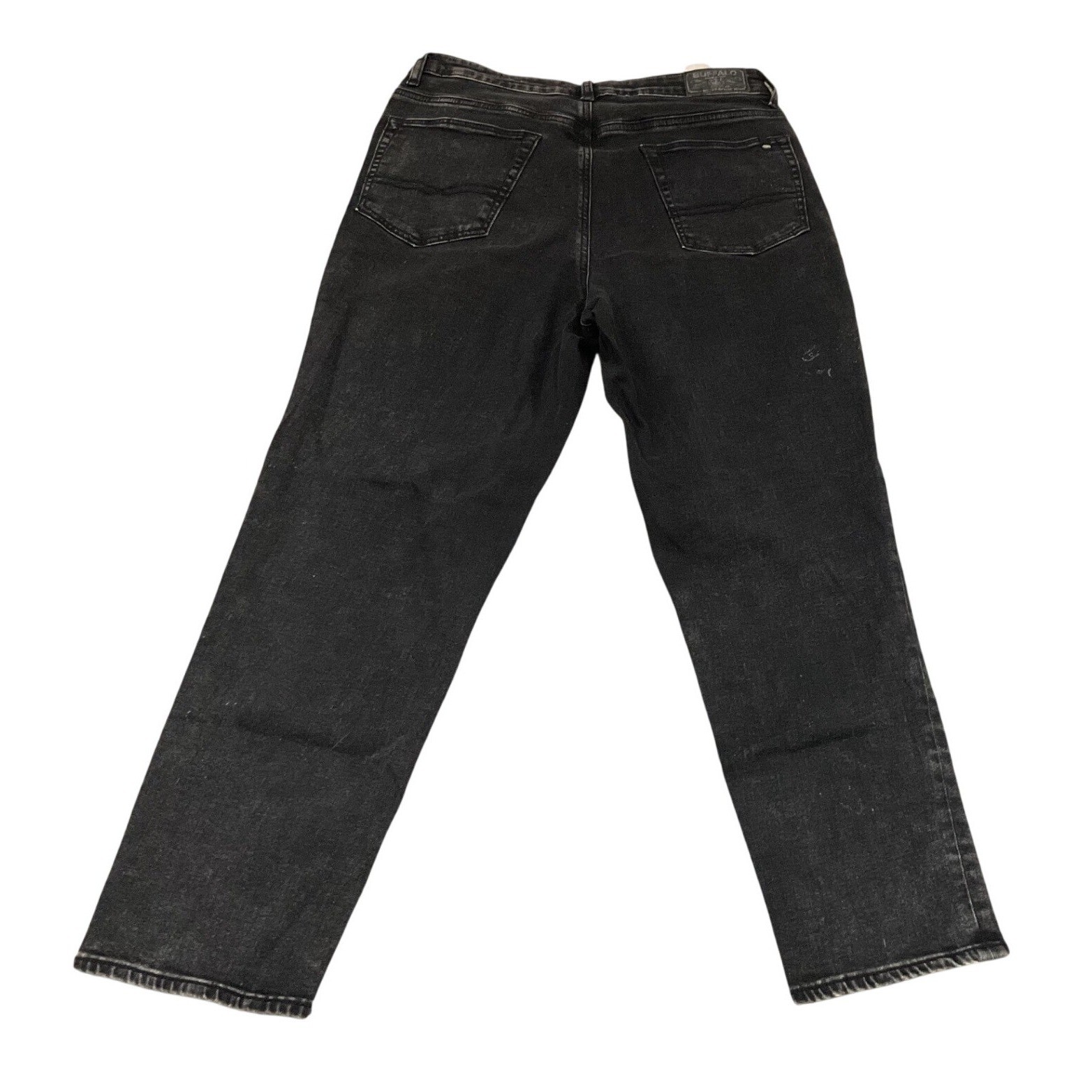 Buffalo Margot Mom Jeans Women 32 Black High Rise Tapered Stretch Denim