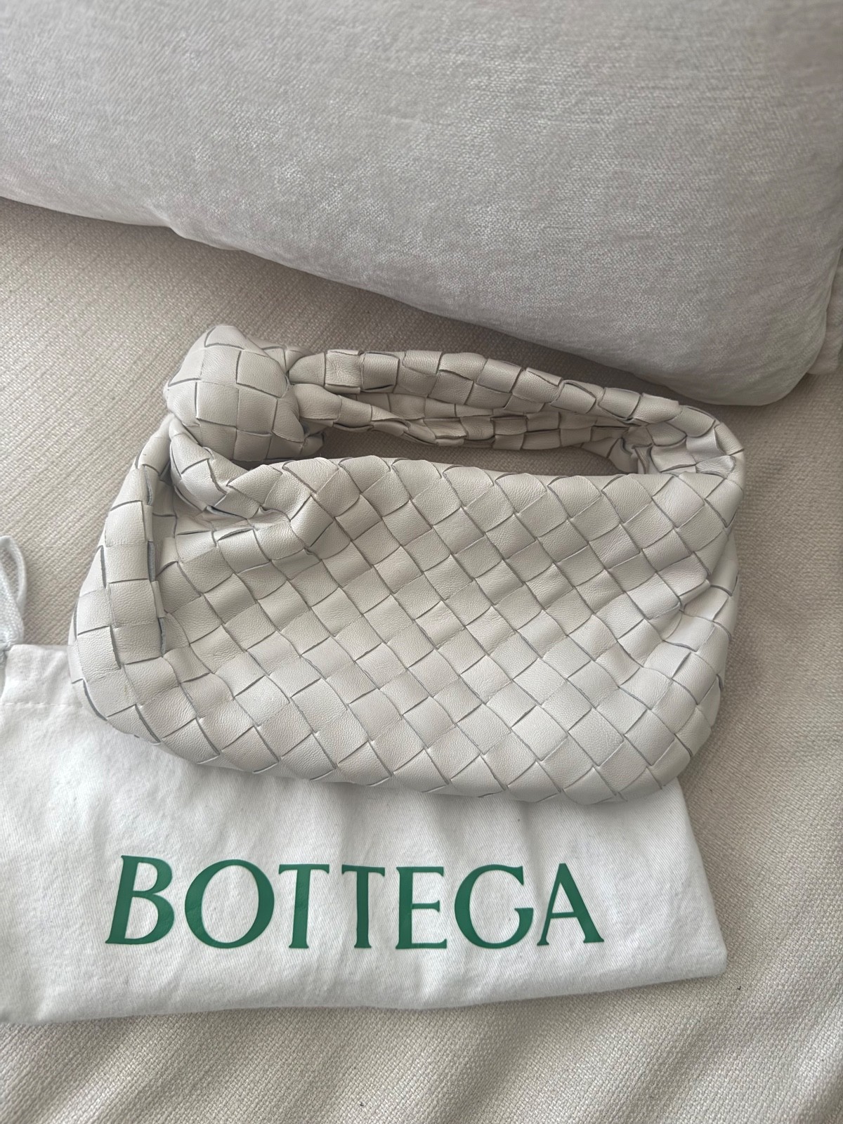 bottega veneta Mini white Jodie
