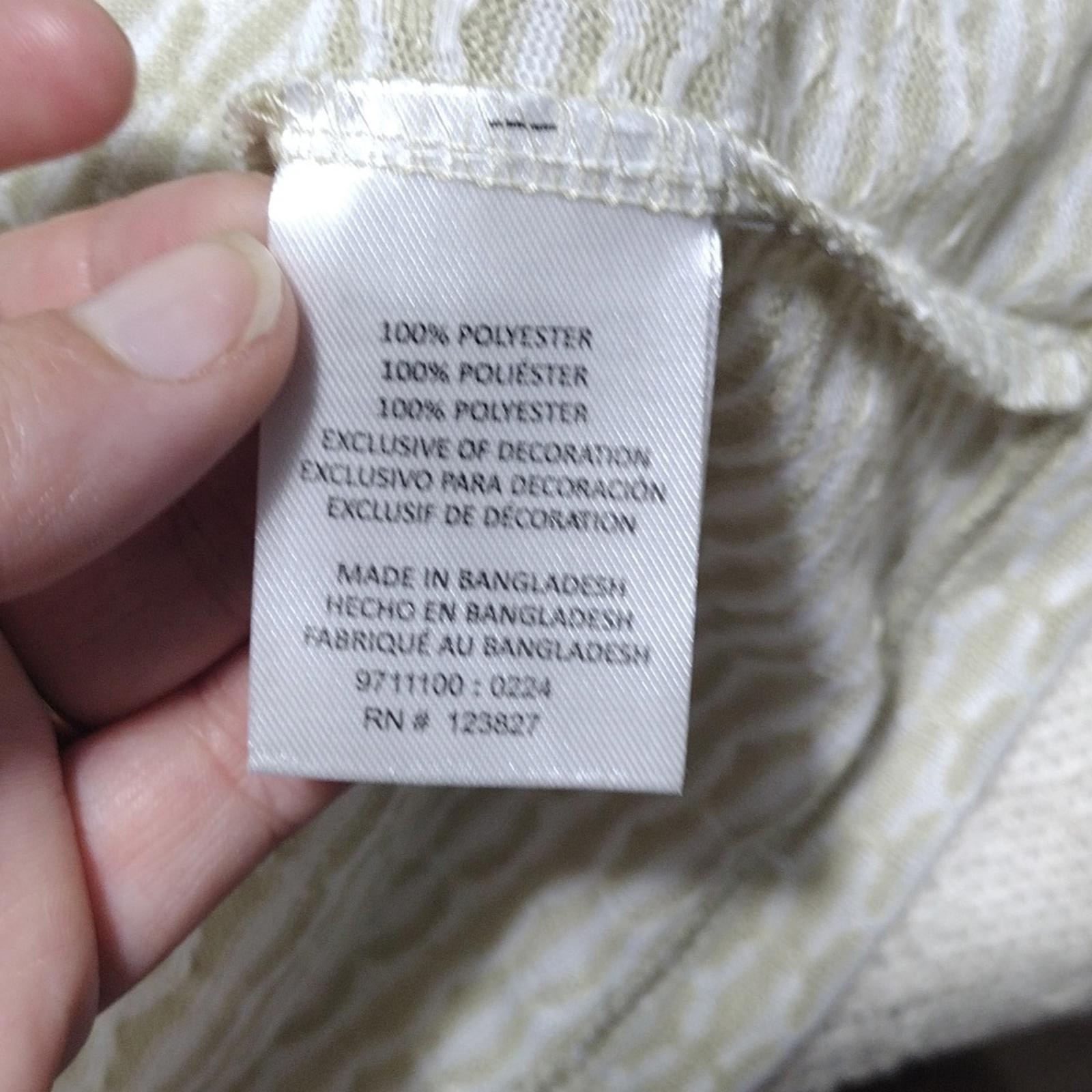 NWT Ike Behar Natural Tonal Jacquard Knit Y/D Crew Neck Tee Mens Size Medium