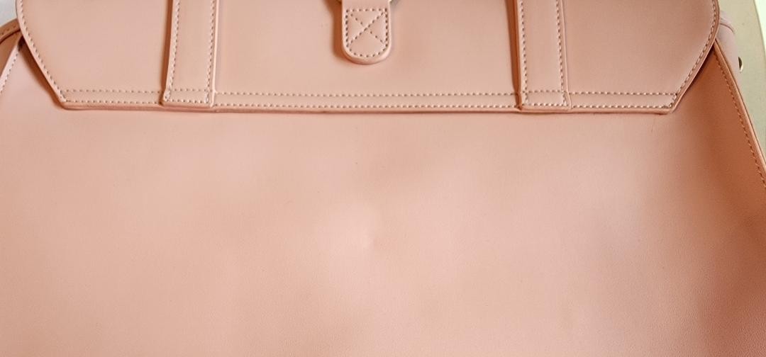Ecosusi Summer Garden Romance Bow Briefcase Pink Convertible Messenger Bag NWOT