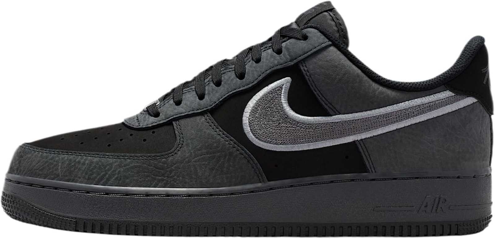 Nike Air Force 1 ’07 LV8 Men’s Shoes (Black/Smoke Grey/Dark Smoke Grey) Size 8.5