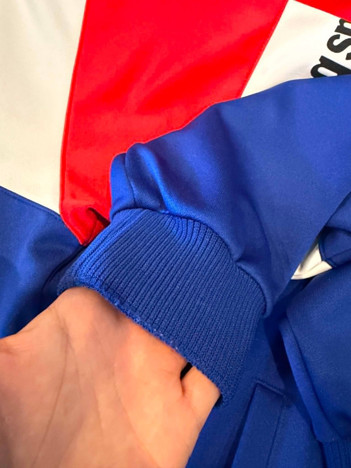Vintage 90s Le Coq Sportif Track Jacket Tricolor Made in Japan QS-5064 Retro