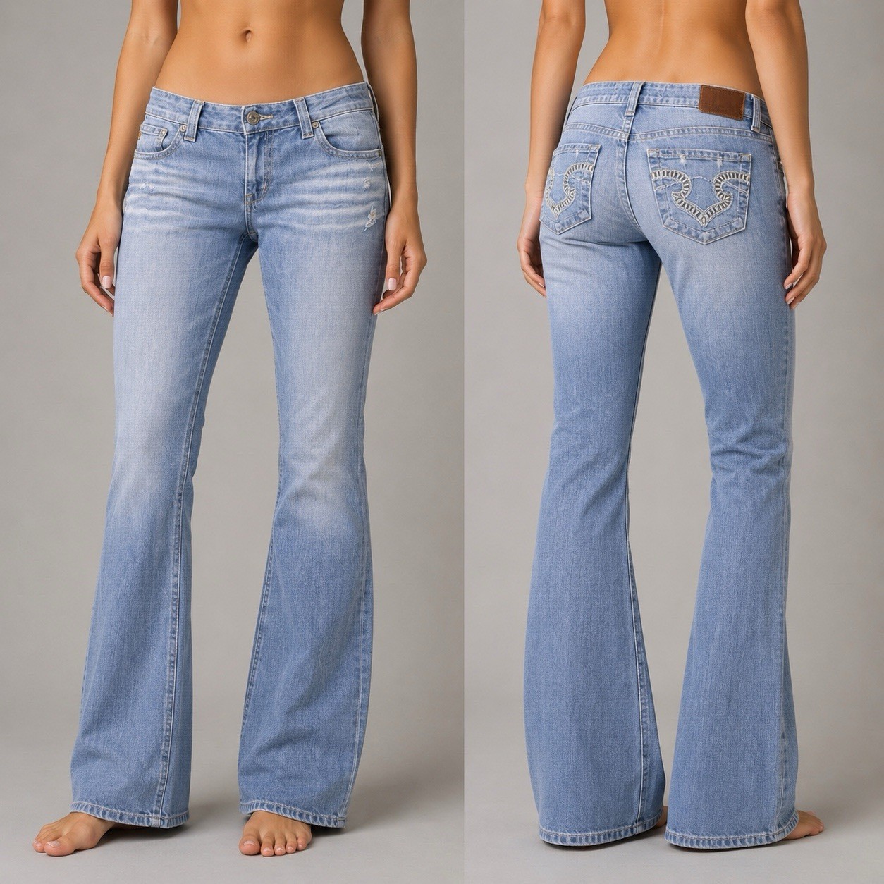 Big Star 1974 Remy Low Rise Straight Leg Jeans Light Wash Blue Size 27