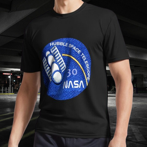 The Hubble at 30 Patch Active T-Shirt – 1900s Active T-Shirt Funny Size S to 5XL