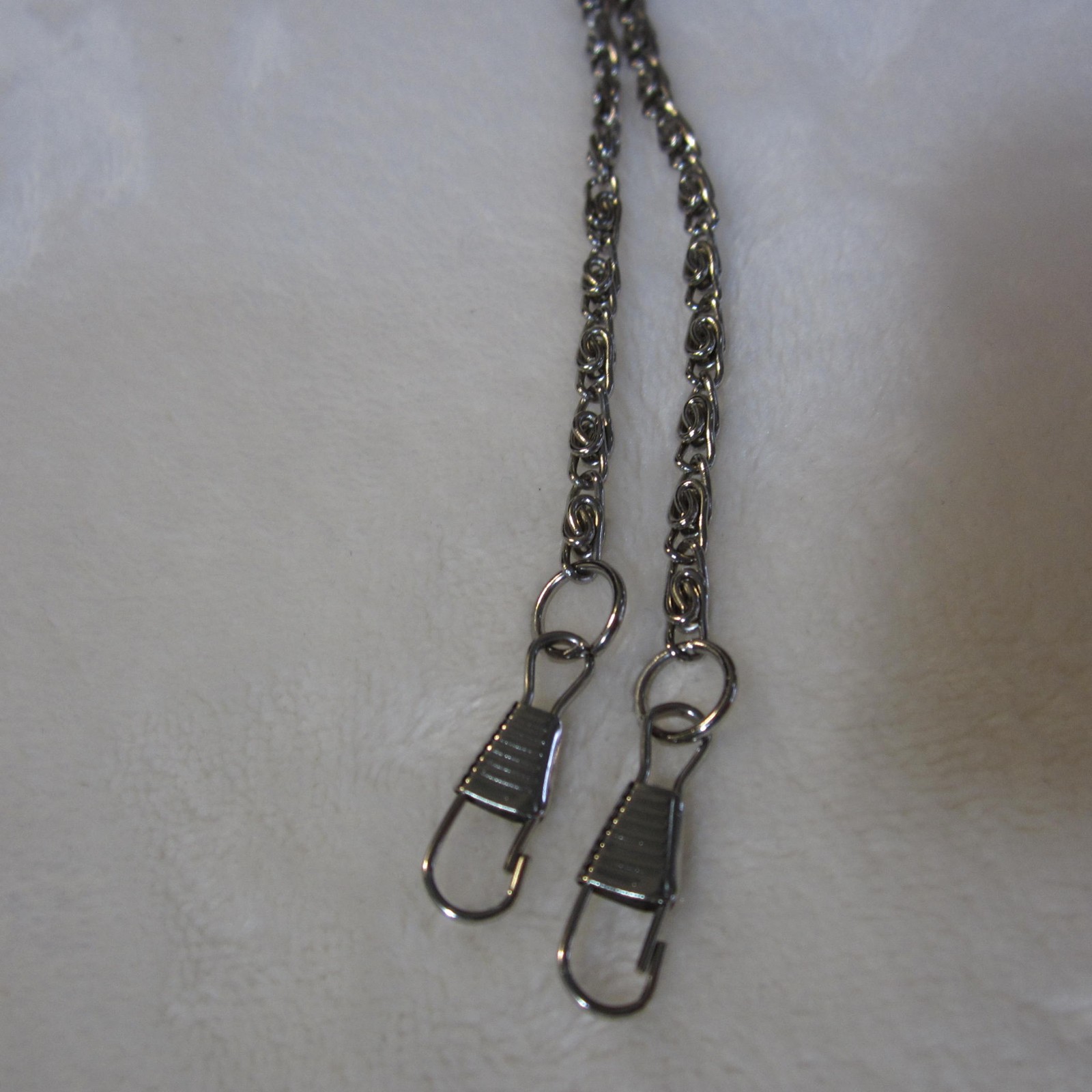 Three Chain Link Purse Strap Replacements Two Silver Tone One Gold Tone