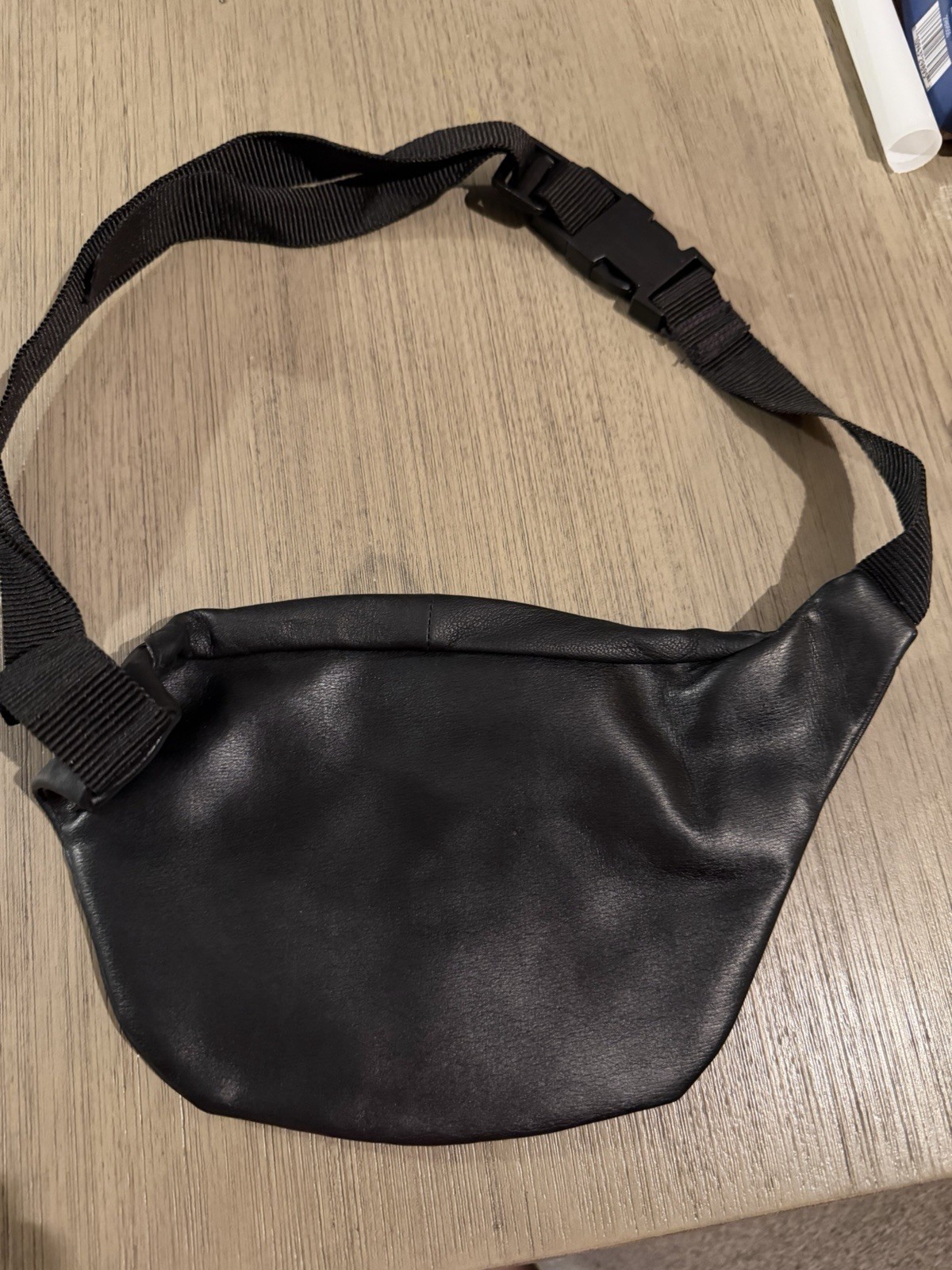Seagram’s Gin Black Belt Bag Fanny Pack Zip Buckle Adjustable Strap Pockets