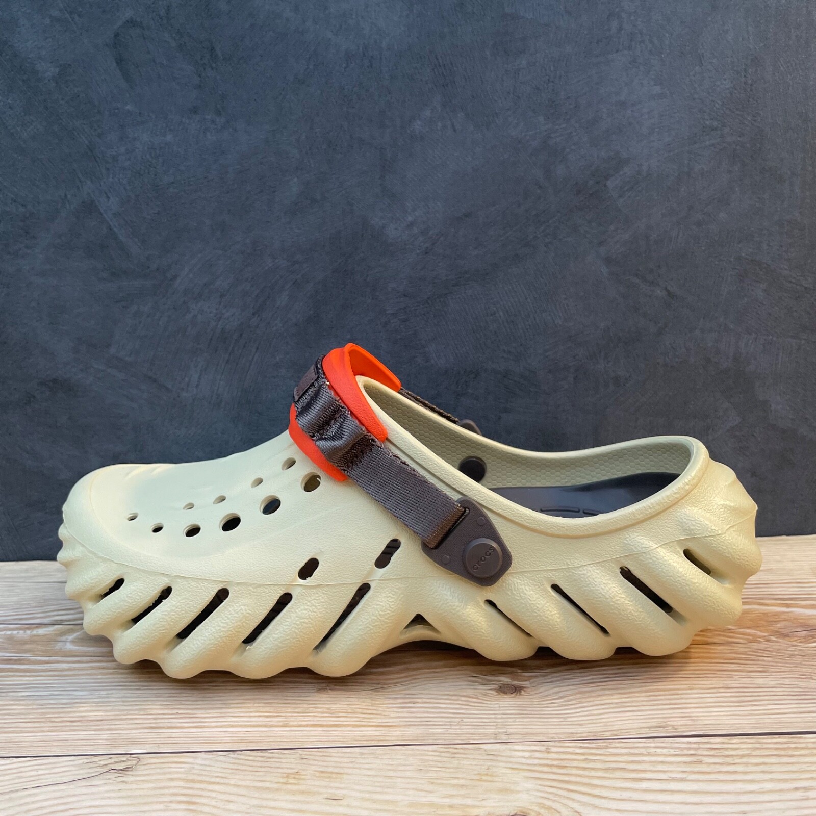 Crocs Echo Clog Beige/Brown/Orange Select-a-Size