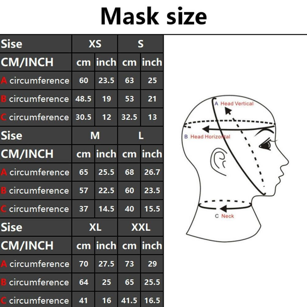 Latex Rubber Hood with Removable Eyes&Mouth Mask&Back Zipper Fetish Club Wear US