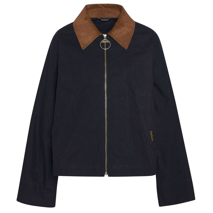 BARBOUR CATLIN SHOWERPROOF JACKET in Black MSRP$390 British Chic