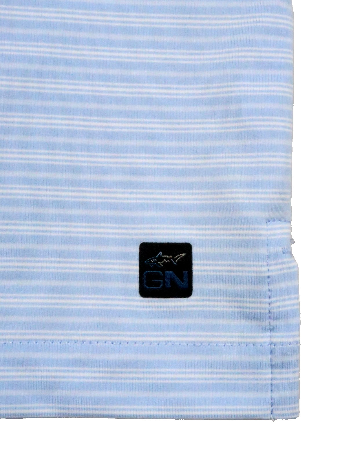 GN GREG NORMAN ML75 GOLF WOODFIELD BOCA RATON COUNTRY CLUB SMALL PERF POLO SHIRT