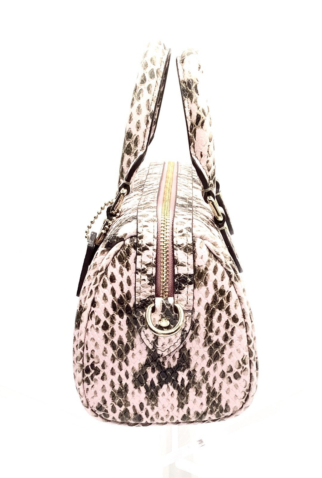 Coach Mini Rowan Crossbody Bag in Snake-Embossed Leather with Card Case – NWT