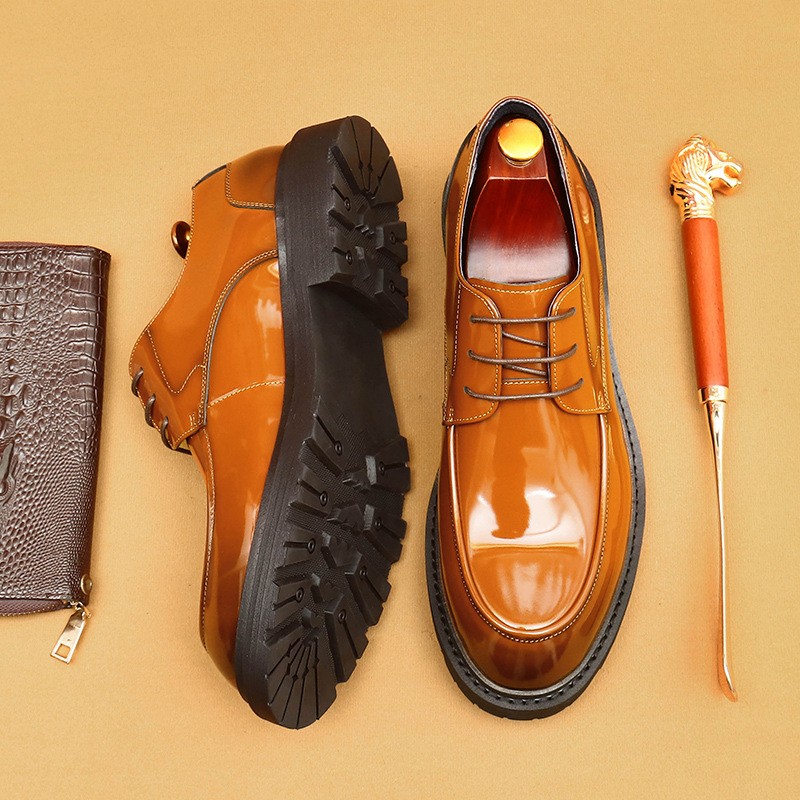 Men’s Business 100% Real Genuine Leather Dress Evening Business Shoes Handmade