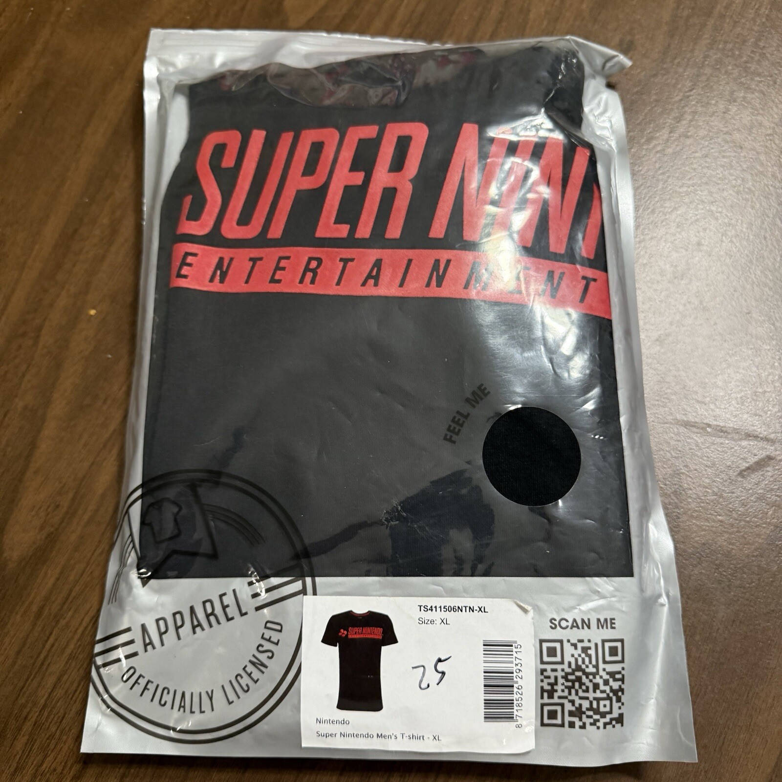 NWT Super Nintendo Entertainment System Gaming Shirt Size XL
