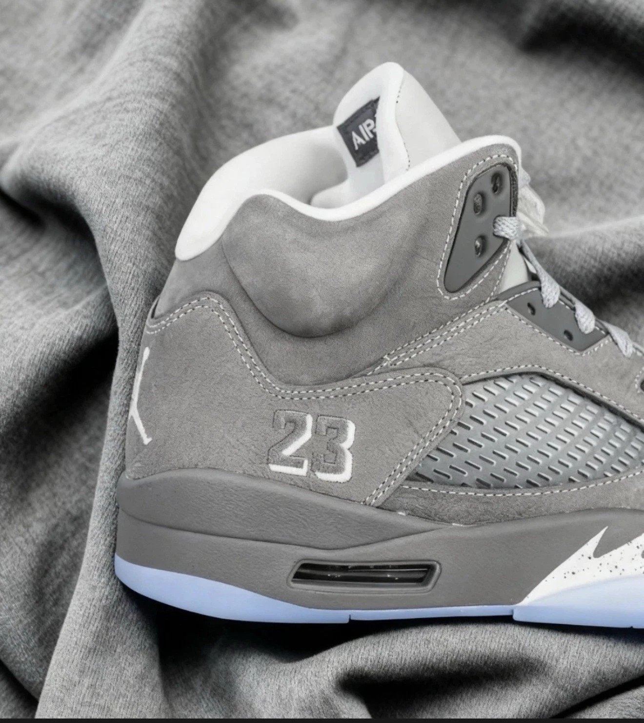 📣Air Jordan 5 Retro Wolf Grey 2026 Sneaker shoes Men’s