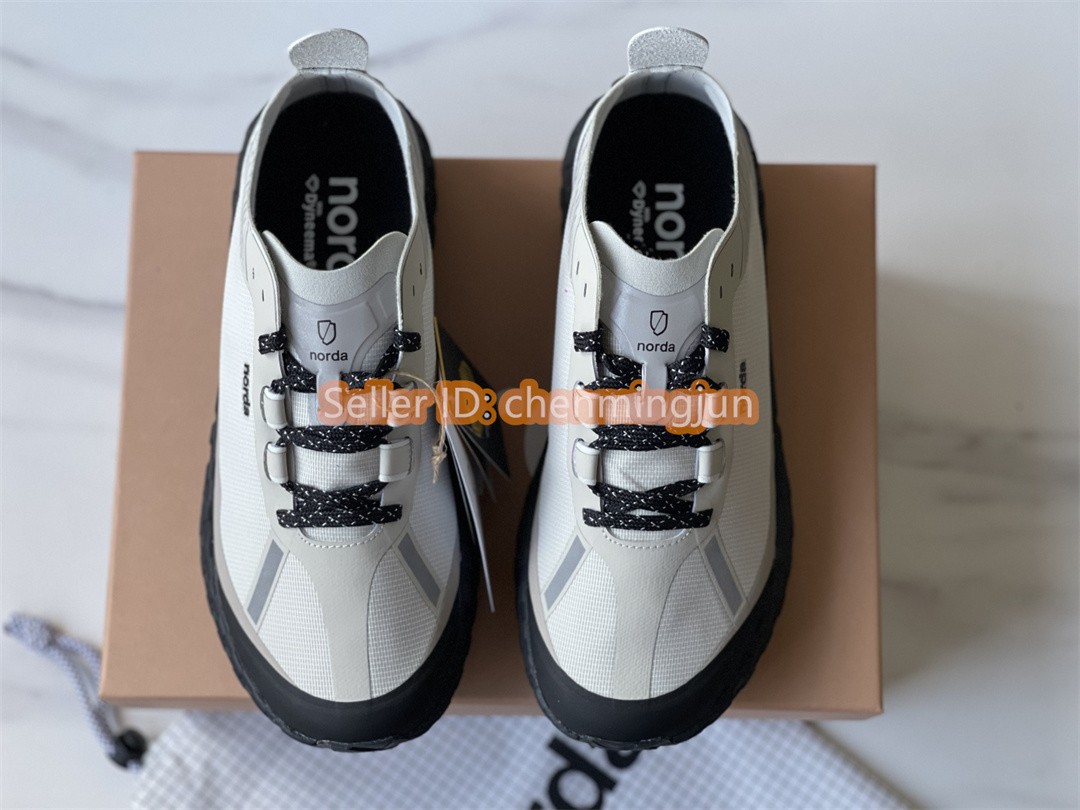 NORDA 001 Dyneema Beige Gray Unisex Sneakers
