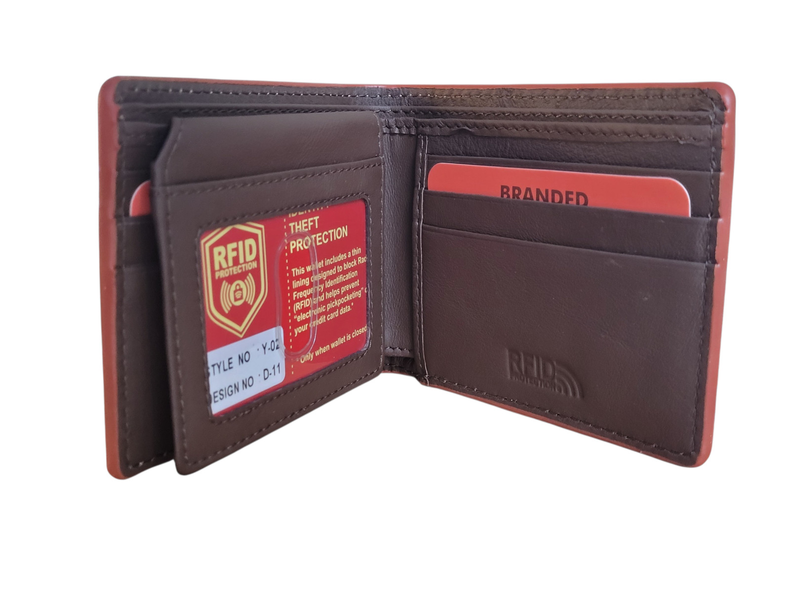 Hand Tooled Genuine Leather Bifold Wallet – Leather RFID Men Tan Wallet Flower