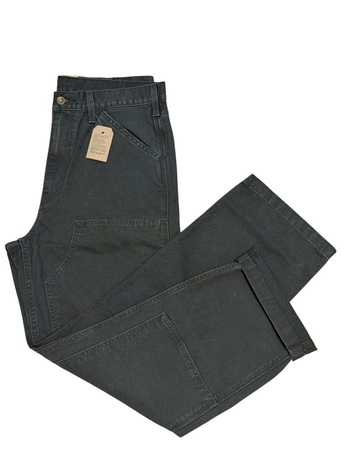 Levi’s 568 Workwear Loose Straight Carpenter Pants Men Green Cotton W33 x L32