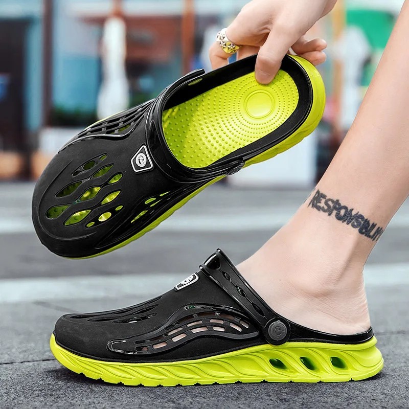 Summer Beach Jelly Shoes Men Women Soft Bottom Sandals Garden Clogs Slides