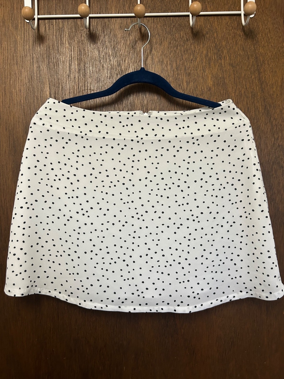 On 34th Women’s Mini Skirt Size 10 Print Geo Puzzle Black and White