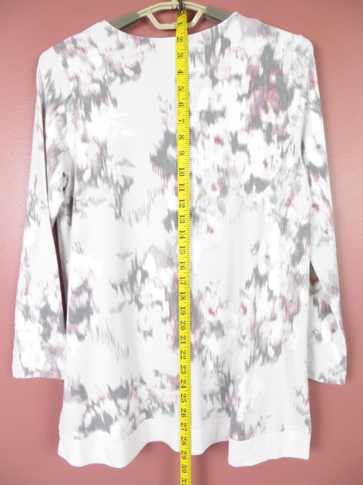 Pure Jill Women Slightly Thick Stretch Pima Cotton Modal Blouse Multicolor M