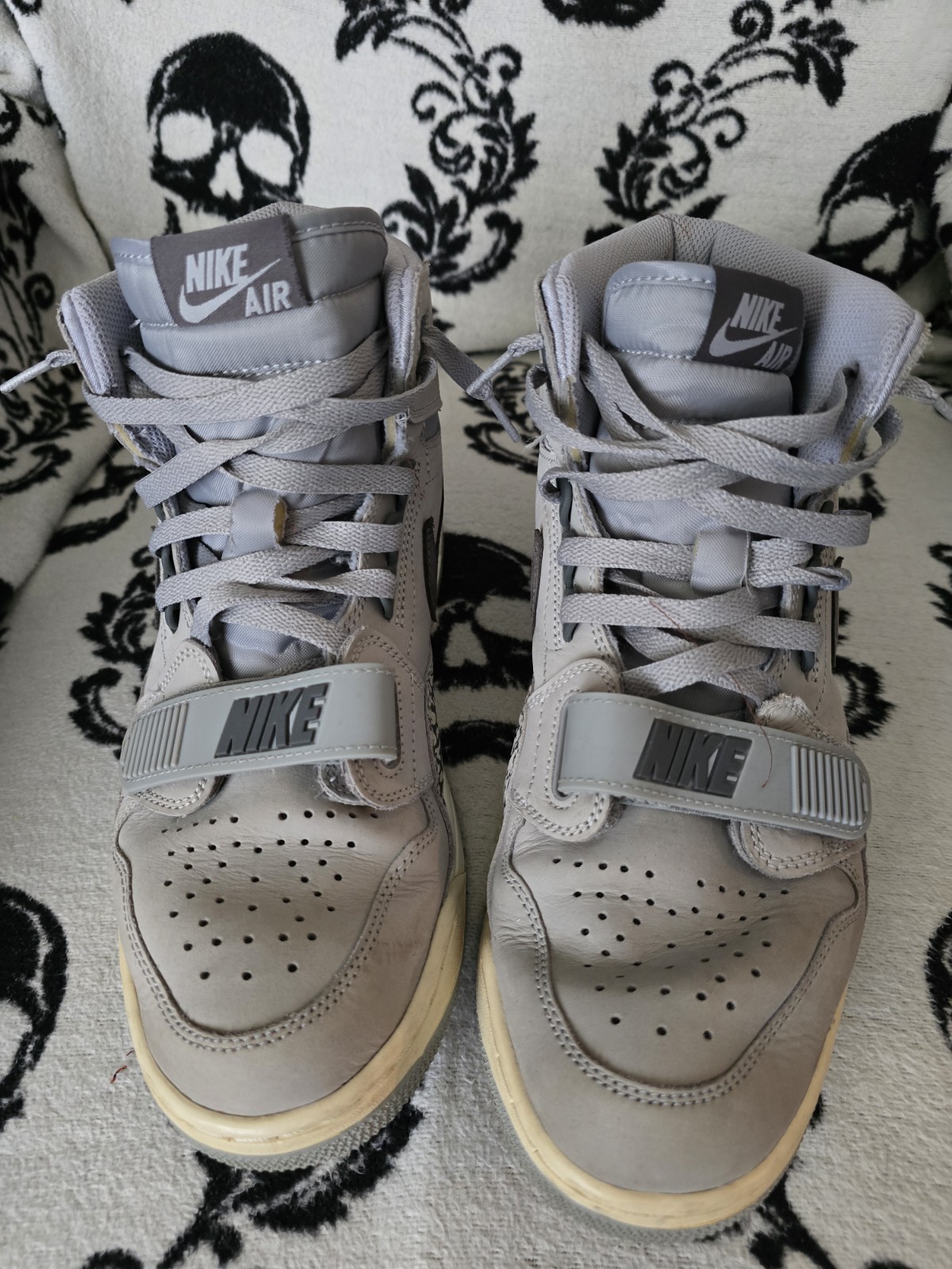 Jordan Air Jordan Legacy 312 Wolf Grey High Top Lace Up Strap AV3922-002
