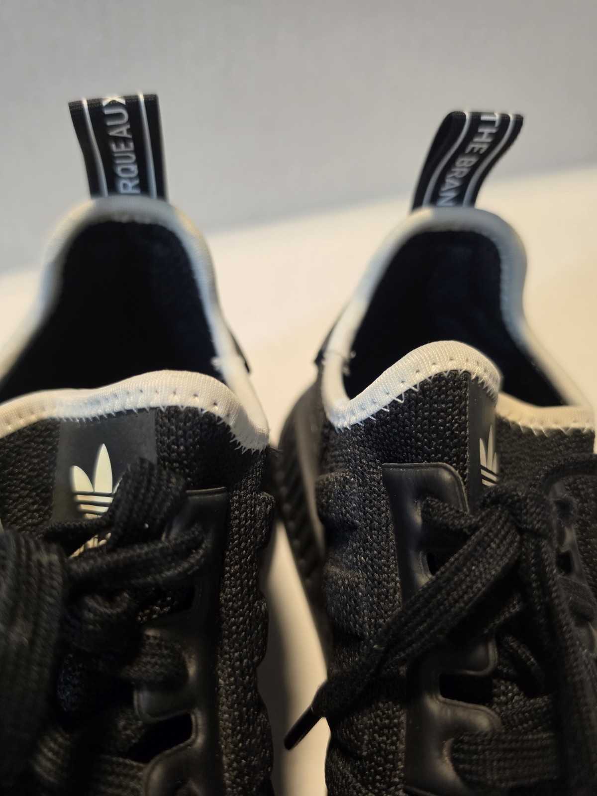adidas NMD_R1 Black Tape Logo Womens
