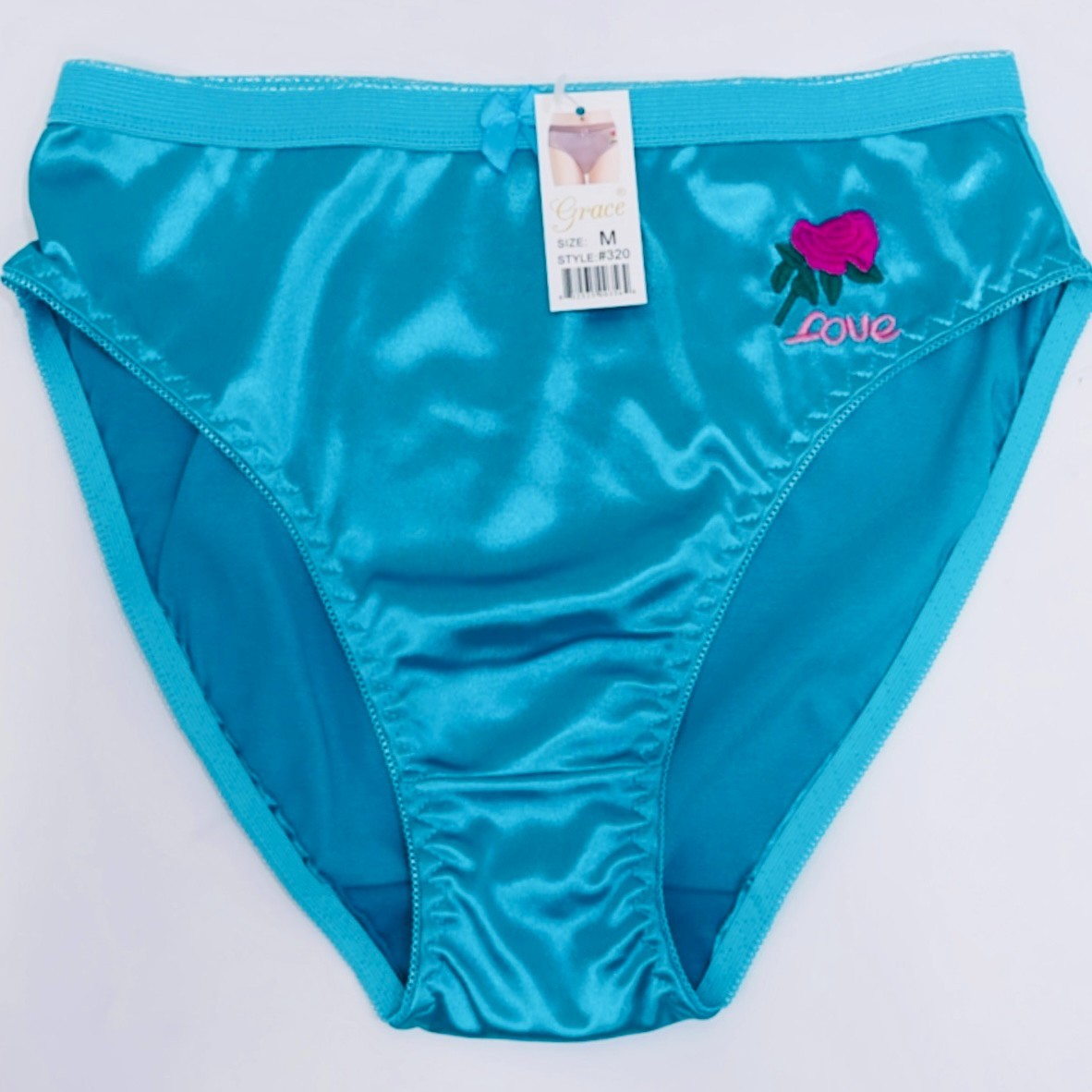 Women’s Briefs 3/6/12 Bikini High cut Panties Undies Satin Silky Cool Lot 320