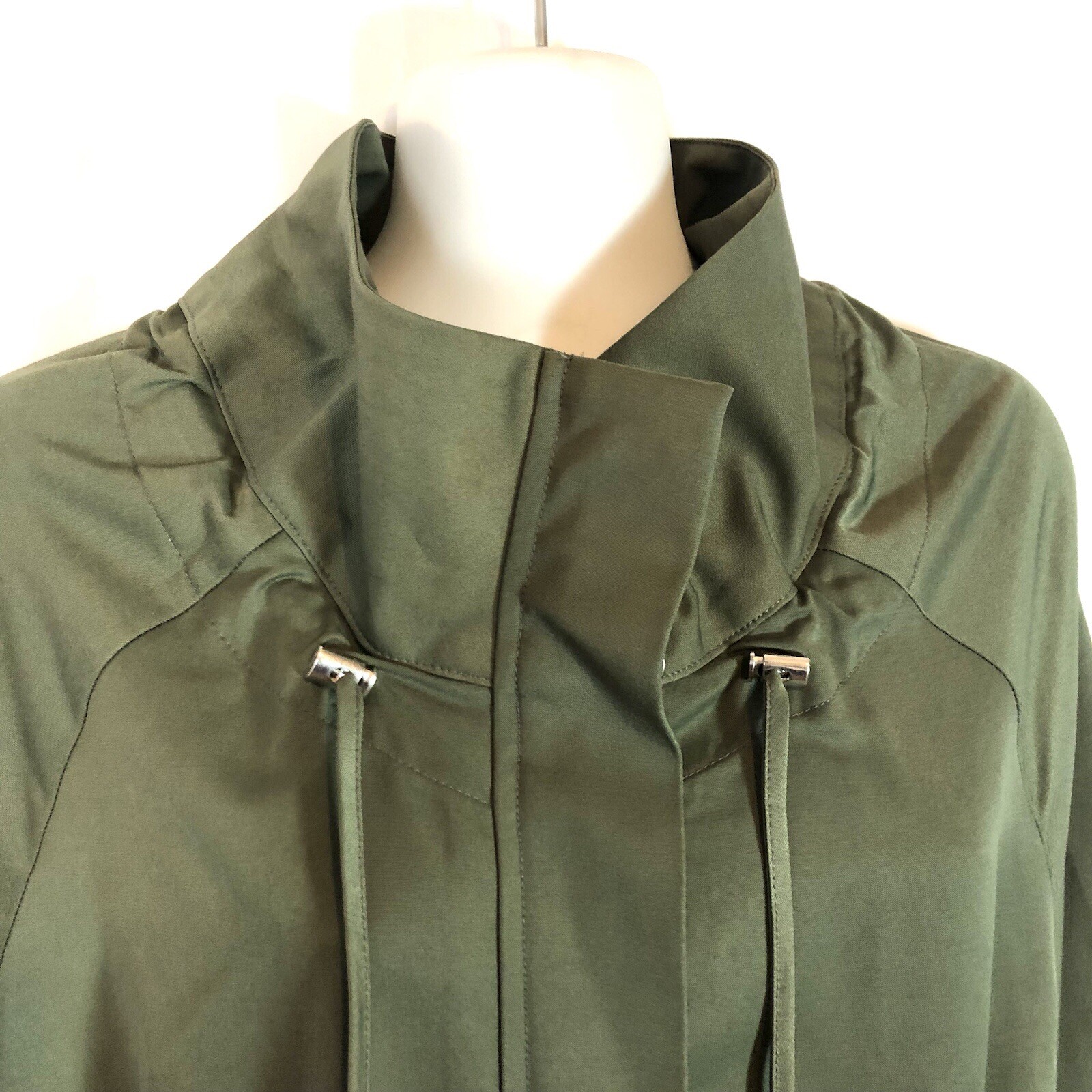 ELIZABETH and JAMES Army Green Utility Jacket – S