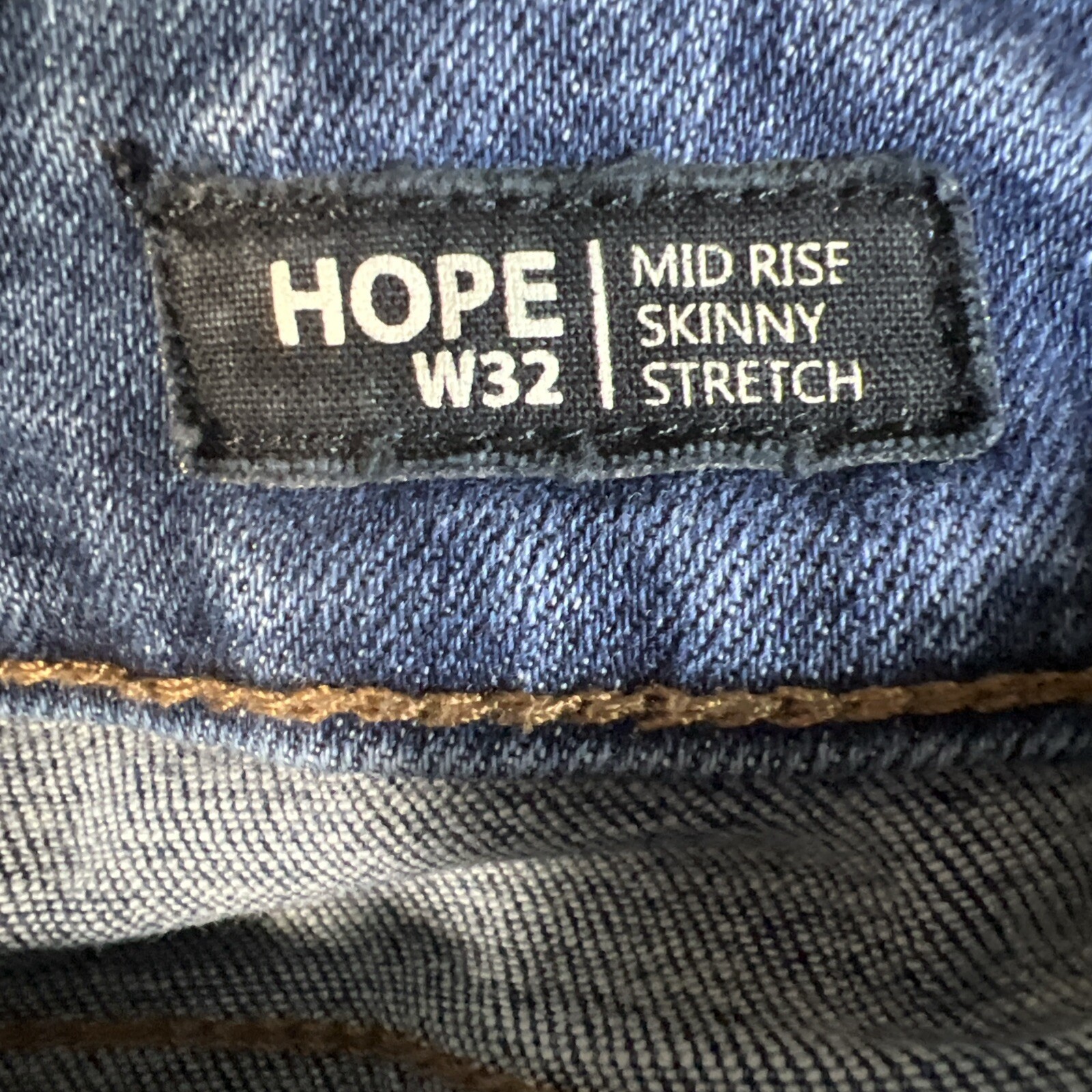 Buffalo David Bitton Hope Women’s Mid Rise Skinny Stretch Raw Hem Jeans Size 32