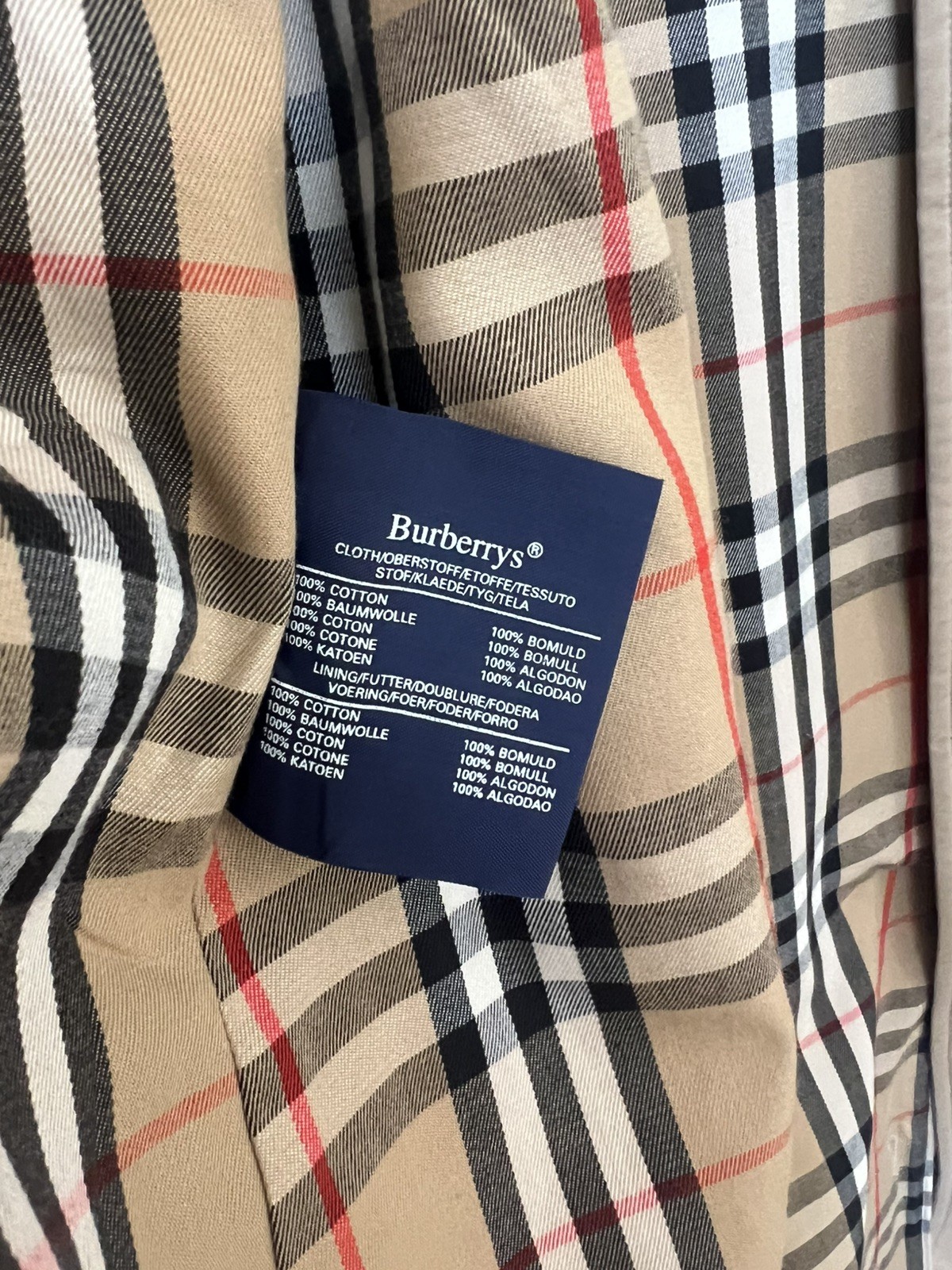 Burberry Classic Mackintosh Size 48IT / M