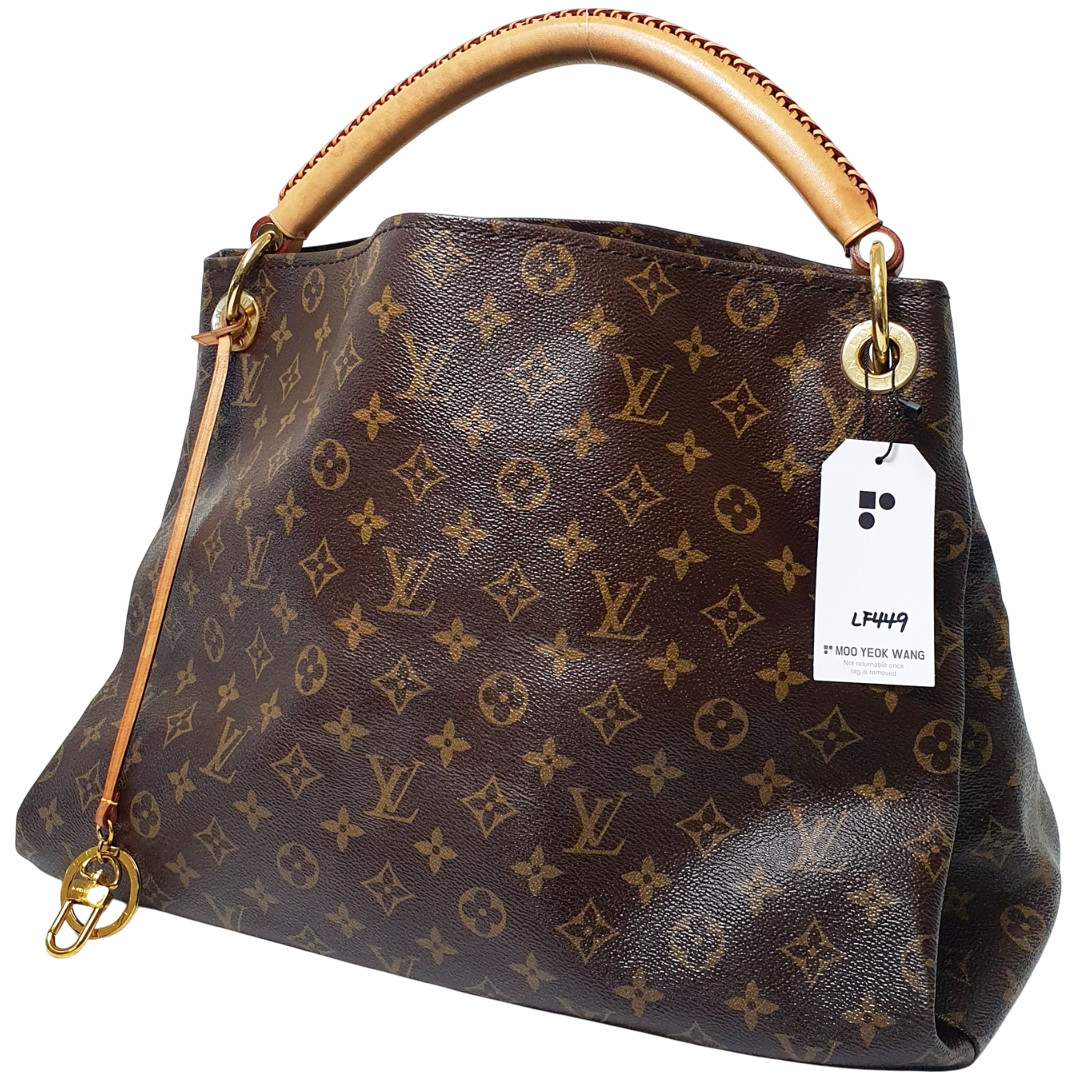 Authentic Louis Vuitton Artsy MM Monogram M40249 Guaranteed Genuine Daily LF449