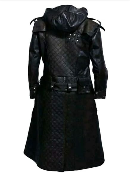 Jacob Frye Assassin’s Creed Syndicate Black Leather Long Costume Trench Coat