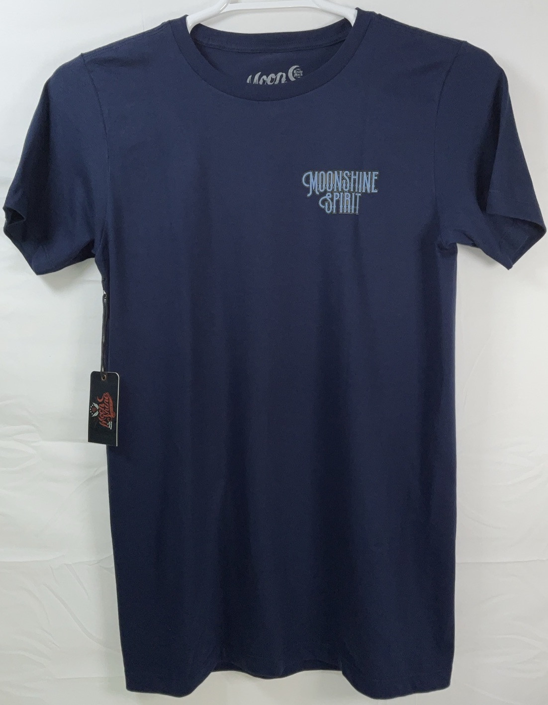 NWT Men’s Brad Paisley Moon Shine Spirit Eagle Lightning T-shirt Navy Small